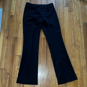 Flared black pants
